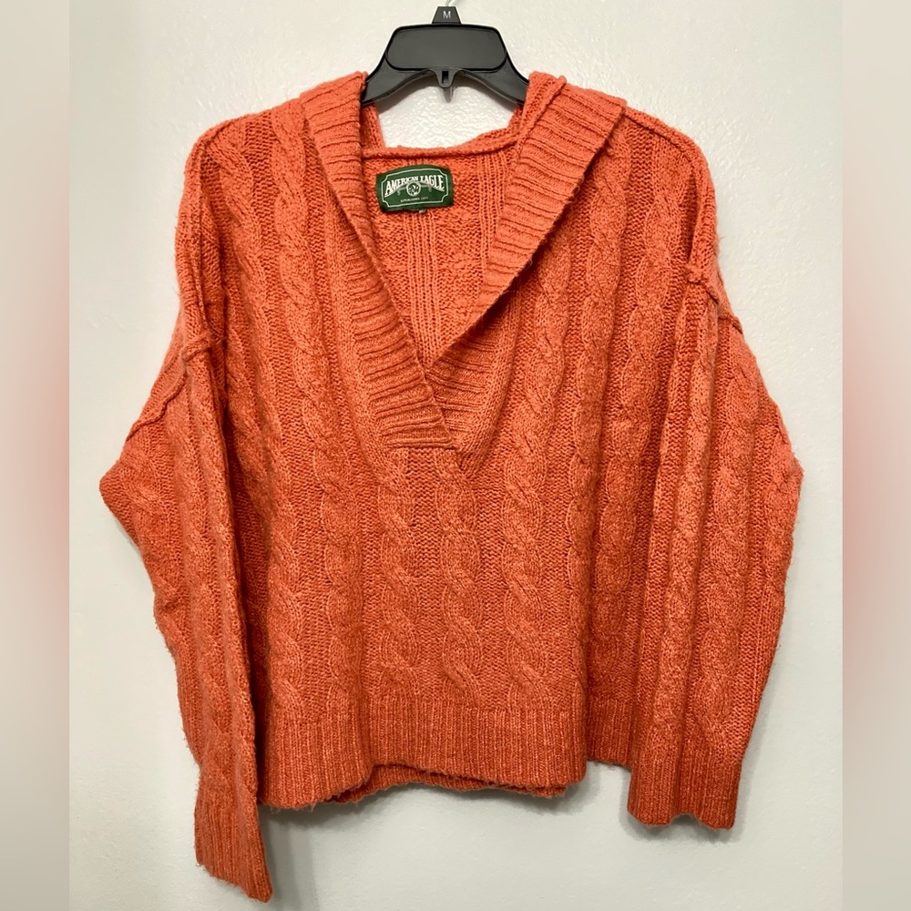 American Eagle Oversized Hooded Sweater Sz. M